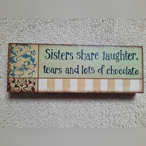 Sisters plaque